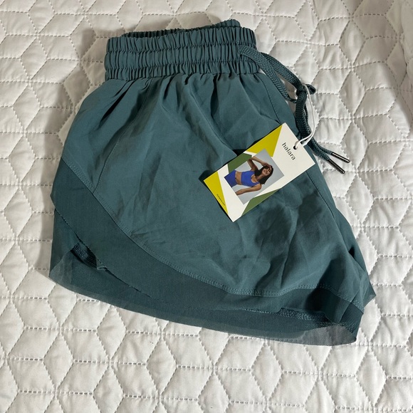 Halara Shadow Blue Athletic Running Shorts Lined Medium Activewear - Picture 5 of 8